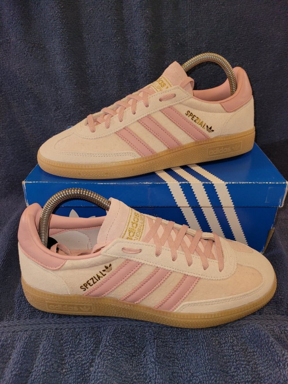 Adidas Handball Spezial Wonder Quartz Wonder Mauve Gum JR3645 Women Size 8 Shoes